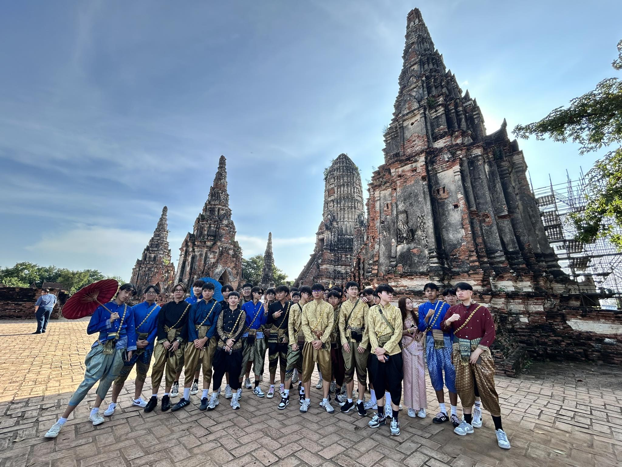 ดูแลต้อนรับคณะนักศึกษาแลกเปลี่ยนจากสิงคโปร์  ร่วมกับสถาบันเทคโนโลยีไทย-ญี่ปุ่น (TNIC) เยี่ยมชมพระนครศรีอยุธยา